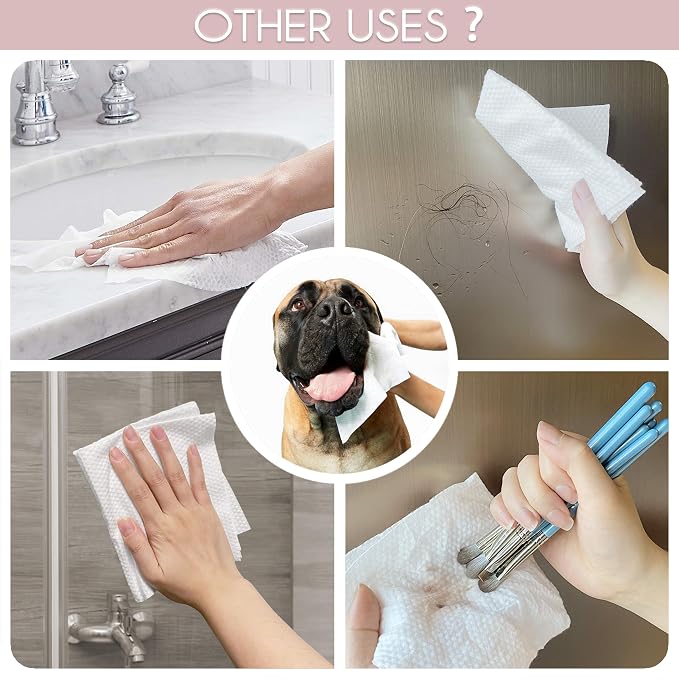 100% Cotton Disposable Face Towel 50 Count 10x12 Inch | Biodegradable Thick - Image 7