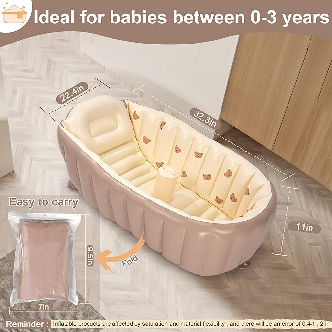 MINK Inflatable Bathtub for Toddlers - Image 5