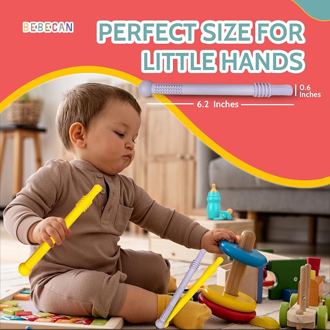 Teething Sticks for Babies 0-36 Months – Super Soft Silicone Teething Aids - Image 8