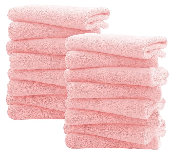 16 Pack Burp Cloths for Baby by Spotted+Play