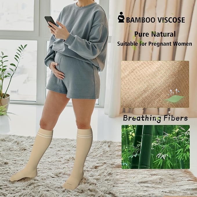 LEVSOX Viscose Made from Bamboo Compression Socks - Image 4