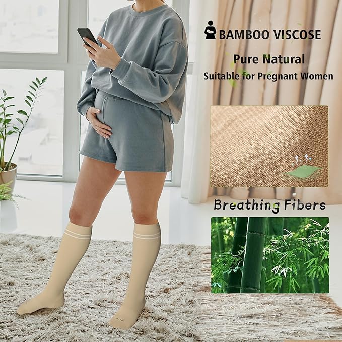 LEVSOX Viscose Made from Bamboo Compression Socks - Image 4