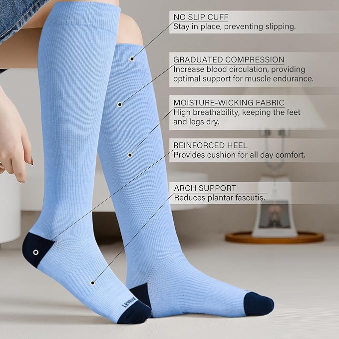 LEVSOX Viscose Made from Bamboo Compression Socks - Image 2