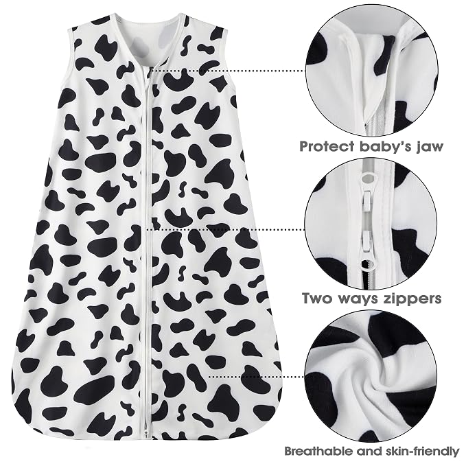 Baby Sleep Sack 6-12 Months Baby Wearable Blanket 100% Rayon Cotton 2-Way - Image 5