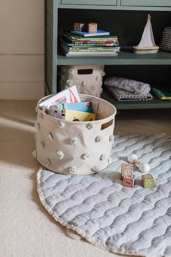 Pehr Baby Play Mat, Life Aquatic | Ultra-Soft Quilted 100% Cotton Exterior - Image 2