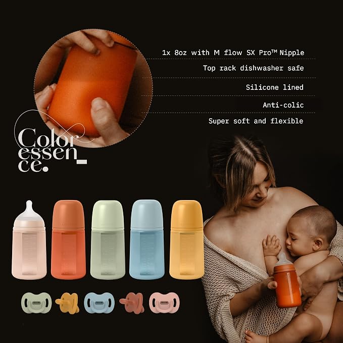 Suavinex Color Essence SX PRO Physiological Soft Flexible Silicone Baby Bottle - Image 8