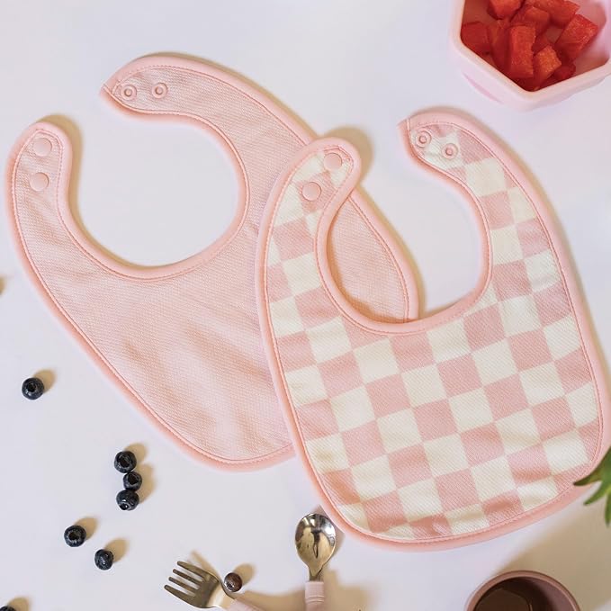 Tiny Twinkle 8 Pack Baby Bibs for Drooling and Teething – Waterproof & - Image 4