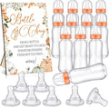 TrelaCo Little Pumpkin Cool Baby Shower Games Wooden Bottle Chug Sign Rustic by TrelaCo