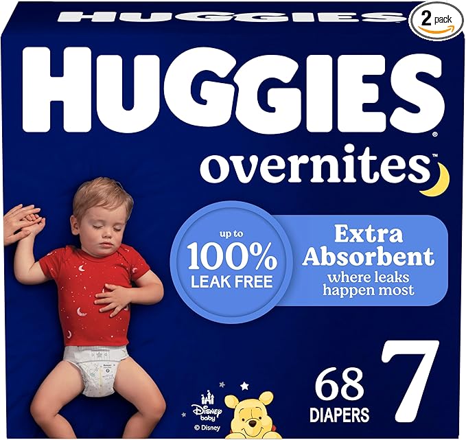 Huggies Size 7 Overnites Baby Diapers: Overnight Diapers, Size 7, 68 Ct by Huggies%C2%AE