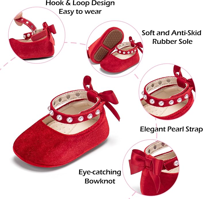Baby Girls Mary Jane Flats - Image 5