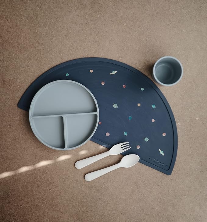 mushie Silicone Placemat for Kids | BPA-Free Non-Slip Design - Image 2
