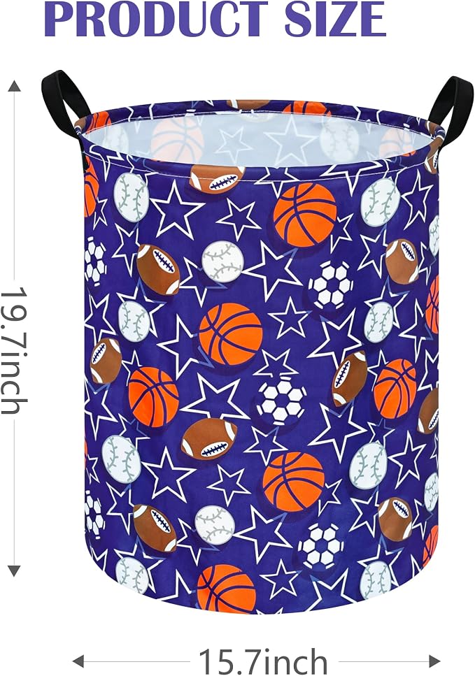 Round Laundry Hamper Storage Basket Laundry Organizer Hamper Storage Bins - Image 7