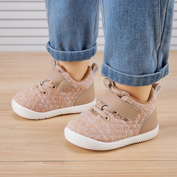 BMCiTYBM Baby Boy Girl Shoes Breathable Mesh Walking Shoes Lightweight Non-Slip - Image 2