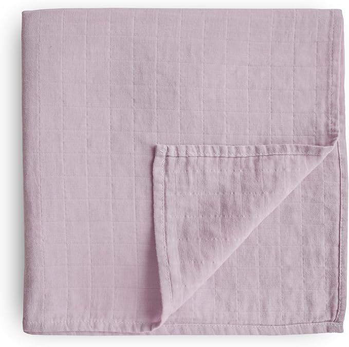mushie Muslin Baby Swaddle Blanket | 100% Organic Cotton by mushie