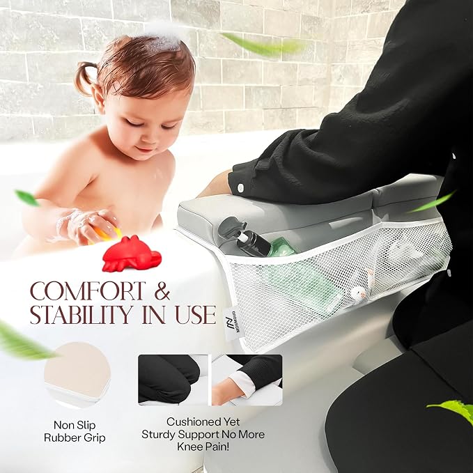 Baby Bath Kneeler & Elbow Rest Pad – Extra Thick Foam Pads - Image 6