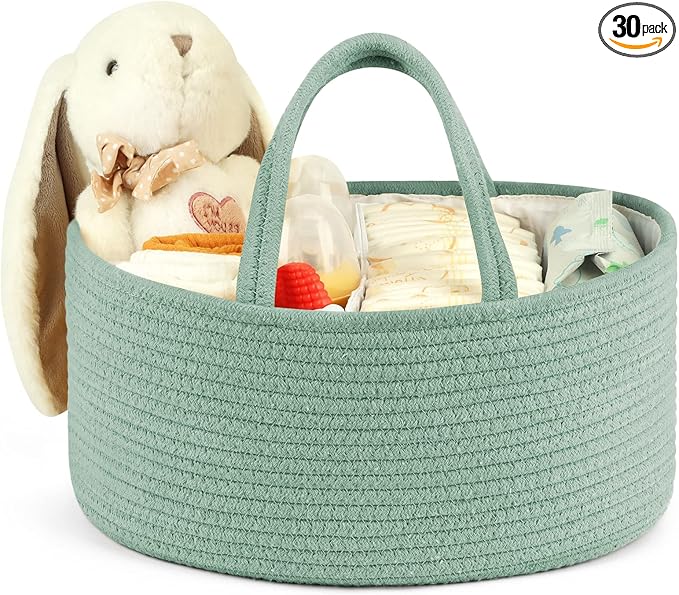 Maliton Diaper Caddy Organizer for Baby, Portable Diaper Storage Organizer for by Maliton