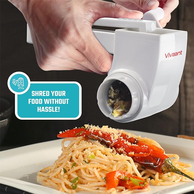 Parmesan Cheese Grater Hand Crank, Restaurant-Grade Rotary Cheese Grater - Image 7