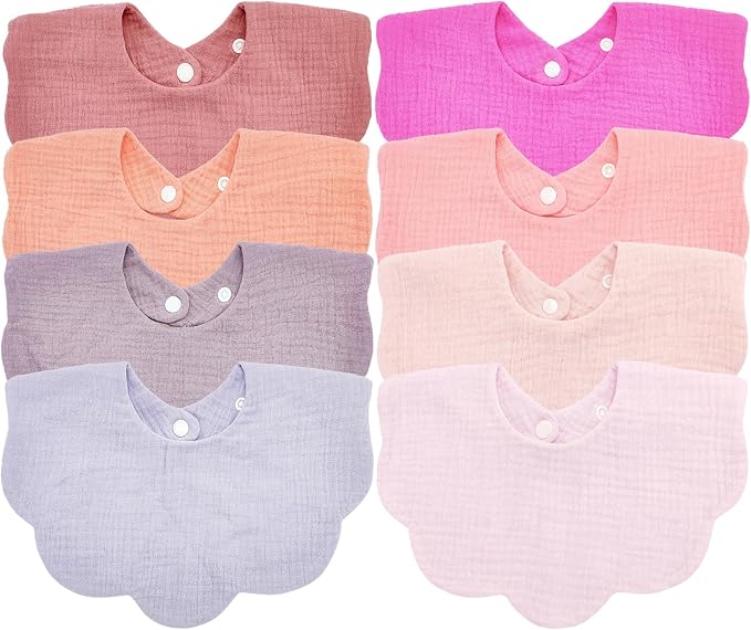 Baby Bibs Muslin Drool Teething Drooling Bibs by Mccotwe