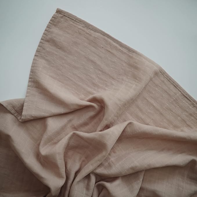 mushie Muslin Baby Swaddle Blanket | 100% Organic Cotton - Image 2