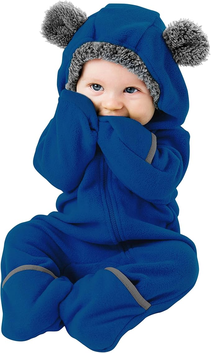 Cuddle Club Fleece Baby Bunting Bodysuit by CuddleClub
