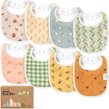 8-Pack Organic Baby Bibs for Boys, Girls by KeaBabies