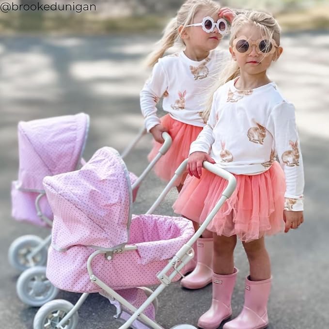 Olivia's Little World Buggy-Style Baby Doll Stroller - Image 12