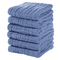 Muslin Baby Washcloths 6 Pack, 100% Cotton Wash Cloths by Unnivoll