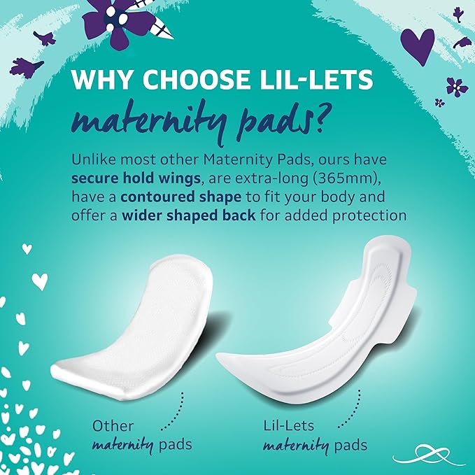 Lil-Lets Extra Long Postpartum Maxi Pads - Image 5