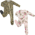 HAPIU Rayon from Bamboo Baby Footed Pajamas, 2 Way Zipper YKK, Footie by HAPIU