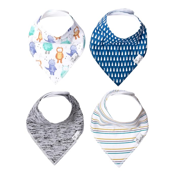 Copper Pearl Baby Bandana Drool Bibs by CopperPearl