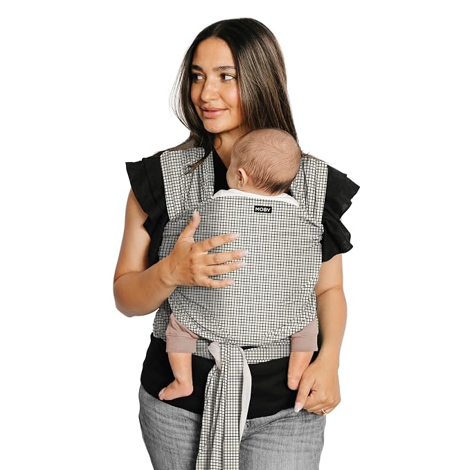 Moby Baby Wrap Carrier Classic for Newborns to Toddlers, Infant Sling Carrier by MOBYBabyCarrier