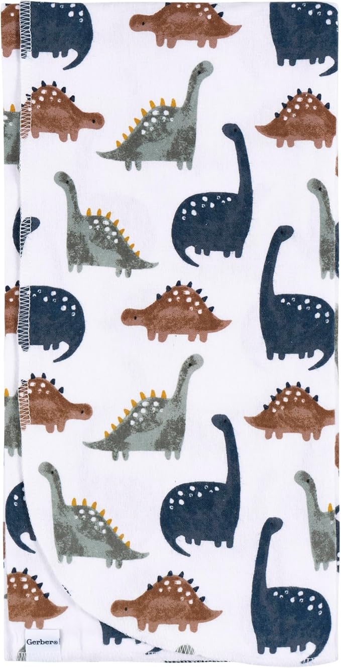 Gerber Unisex Baby 100% Cotton Flannel Receiving Blankets 30x30 Inches - Image 4