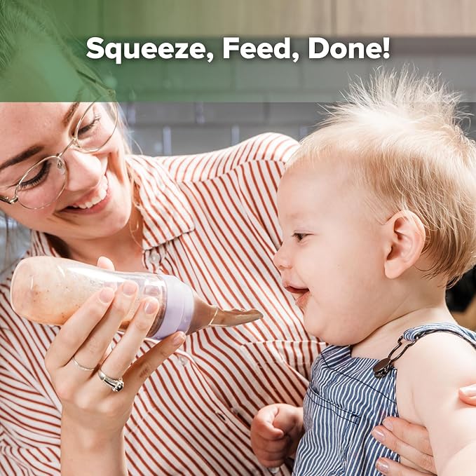 Haakaa Silicone Baby Food Dispensing Spoon Feeder 4oz - Image 2
