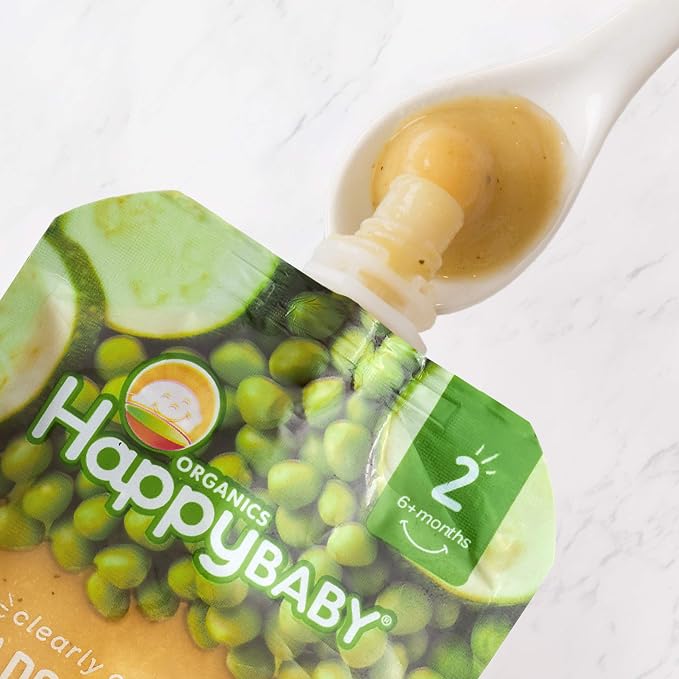 Happy Baby Organics Stage 2 Baby Food Pouches, Gluten Free, Vegan & Healthy - Image 5