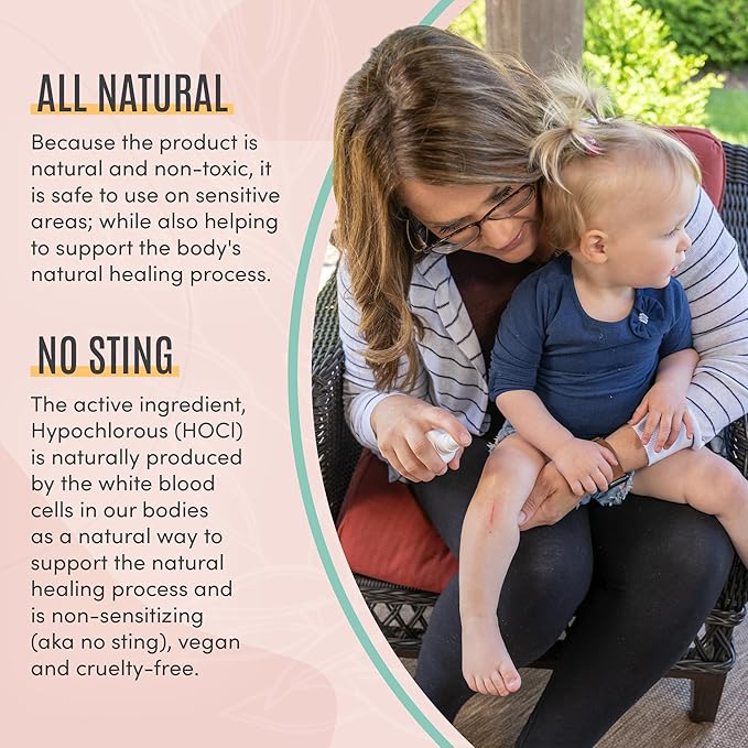 Active Skin Repair Natural, No Sting Baby Spray First Aid Safe - Image 5
