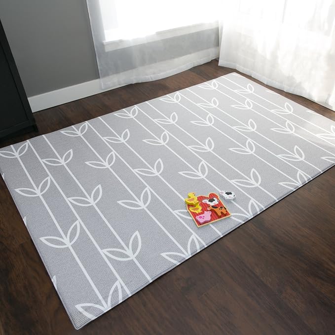 Baby Care Play Mat 82'' x 55'' Original One-Piece Reversible Rollable - Image 3