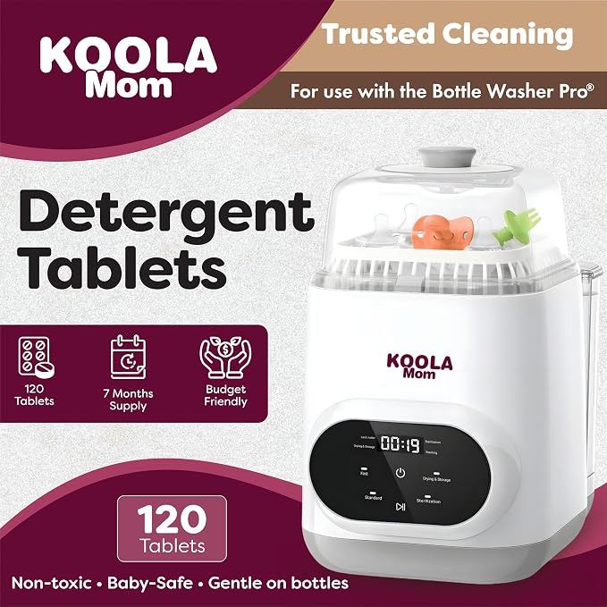 KOOLAMom Baby Bottle Washer Detergent Tablets - Image 2