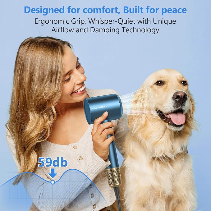 Hair Dryer Blow Dryer, 160000 RPM High-Speed Brushless Motor 500 Millions - Image 7