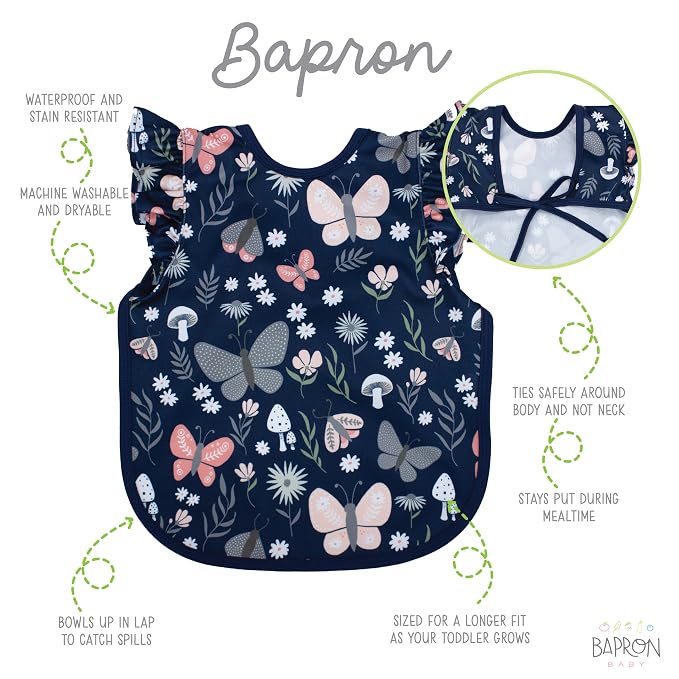BapronBaby Flutter Butterfly Garden Bapron - Image 2