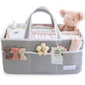 Lily Miles Baby Diaper Caddy Organizer, Girl Nursery Storage Basket by LilyMiles