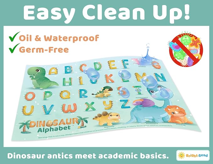 Disposable Placemats for Baby, Toddlers and Kids, 40 Disposable Baby Placemats - Image 3