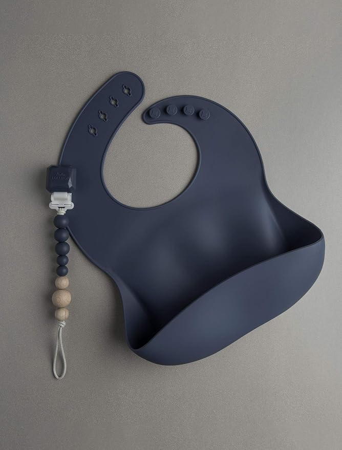 Loulou Lollipop Soft, Waterproof Silicone Feeding Bib - Image 2