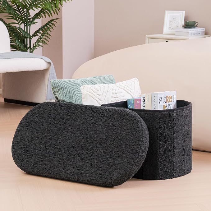 B FSOBEIIALEO Ottoman with Storage - Image 2