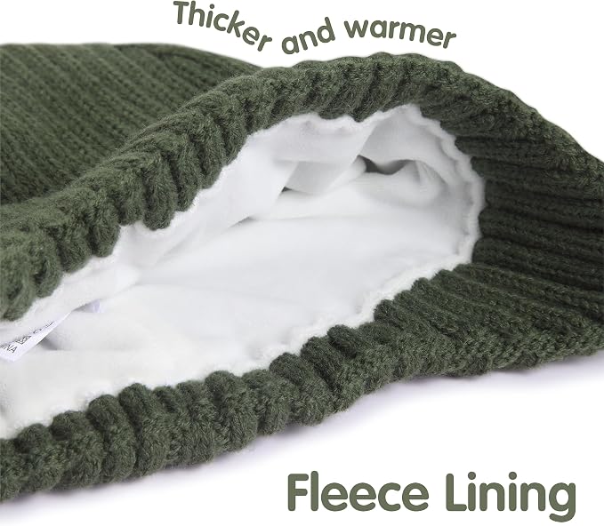 MaxNova 2 Pack Baby Beanie Toddler Winter Hat - Image 3
