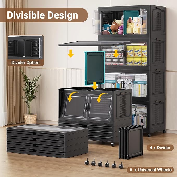 BROVIEW 800Qt Plastic Storage Bins - Image 3