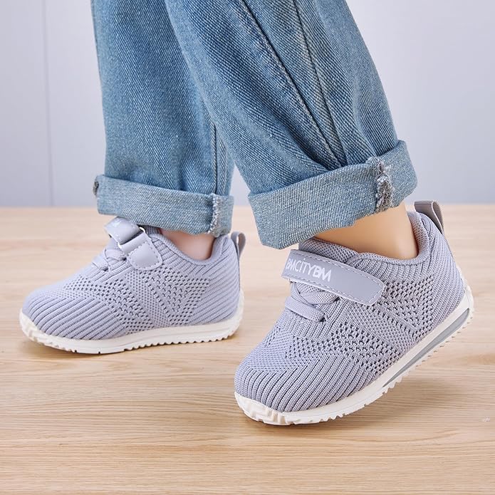 BMCiTYBM Baby Boy Girl Shoes Breathable Mesh Walking Shoes Lightweight Non-Slip - Image 2