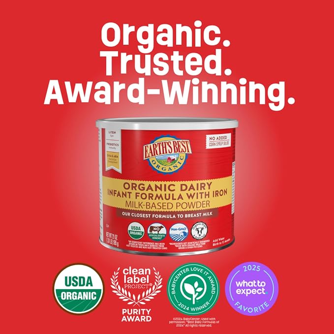 Earth's Best Organic Dairy Infant Formula - Image 3