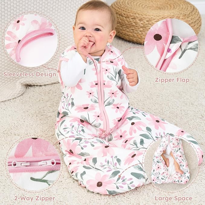 Yoofoss Baby Sleep Sack 6-12 Months, TOG 2.5 Baby Wearable Blanket - Image 5