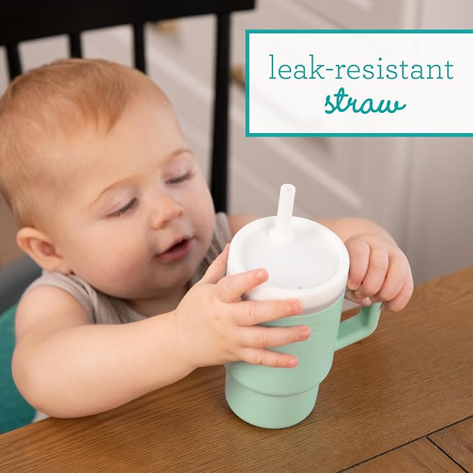 Infantino My 1st Tumbler, Silicone Sippy Cup - Image 3