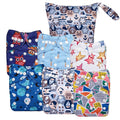 ALVA 6 Pack Cloth Diaper with 12 Inserts One Size Adjustable Washable Reusable by ALVABABY